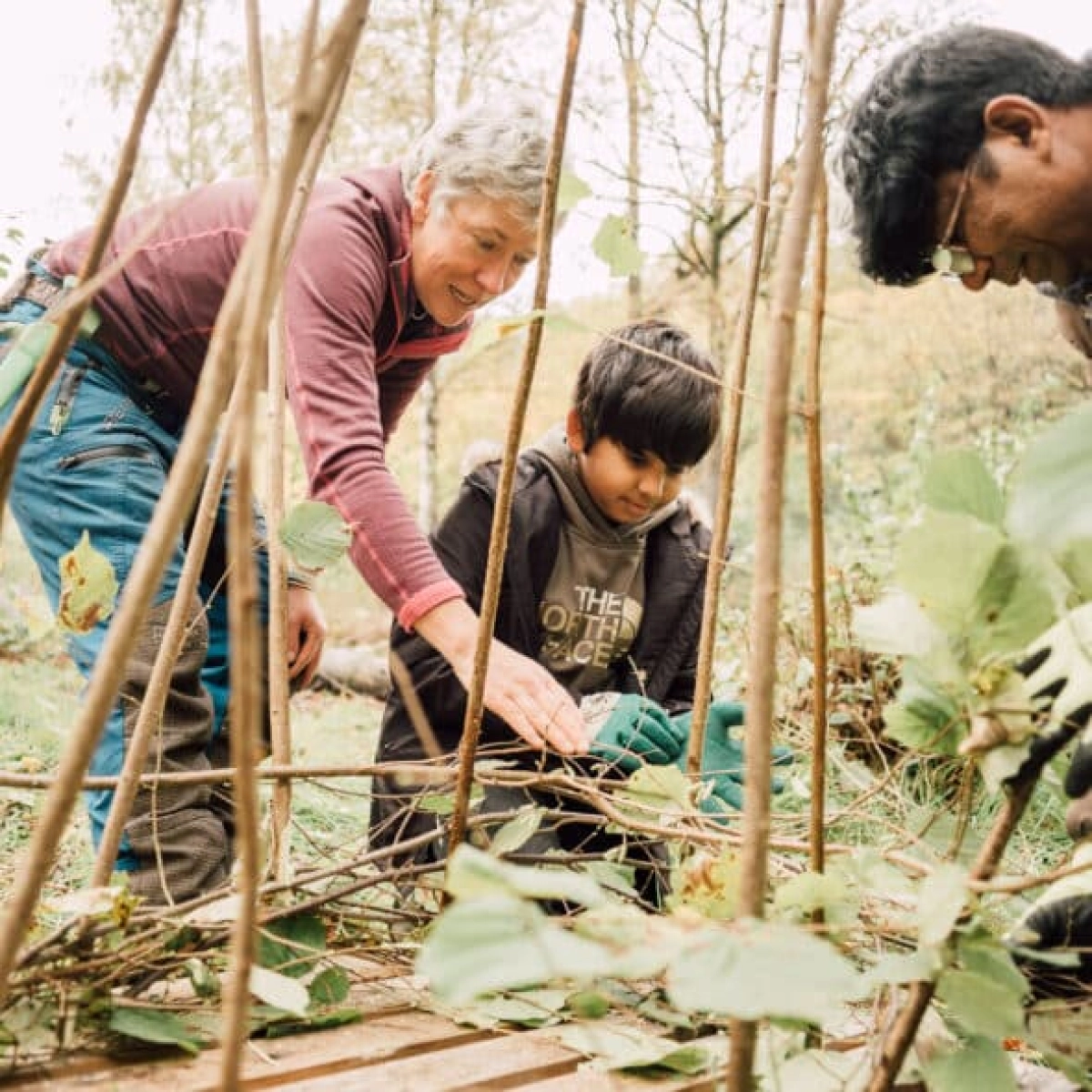 Volunteer Hay and Pruning Work 